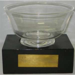  1988 Kitty Carlisle Steuben Glass Revere Bowl Award 