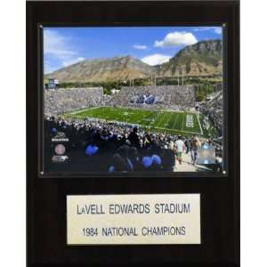  NCAA Football LaVell Edwards Stadium Stadium Plaque 