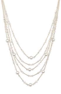   Crystal Collection Pearl & Swarovski Crystal Necklace  