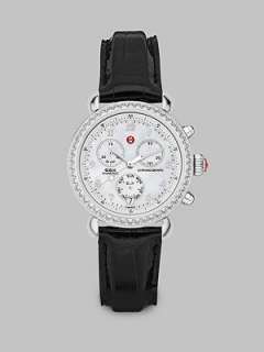 Hand set diamonds, .60 tcw Full function chronograph with calendar 