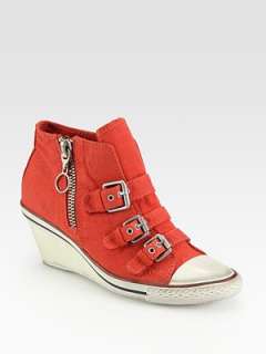 Ash   Gin Buckle Up High Top Wedge Sneakers    