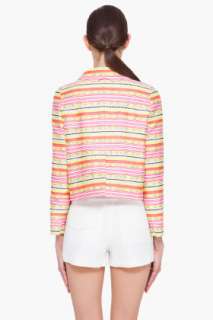 Carven Multicolored Jacquard Blazer for women  