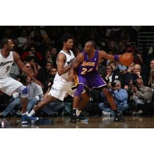   Lakers v Washington Wizards Kobe Bryant and Nick Young by Ned, 48x72