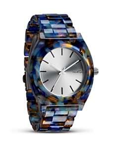 Nixon Womens The Time Teller Acetate Watch, 40mm