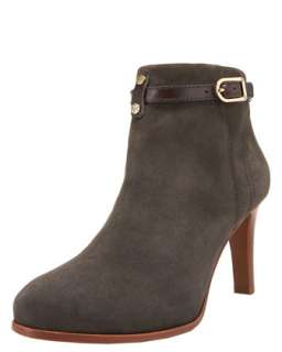 Suede Ankle Bootie  