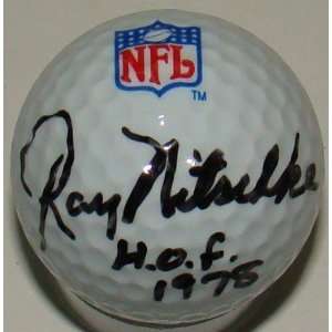 Ray Nitschke SIGNED NFL Golf Ball PACKERS PSA