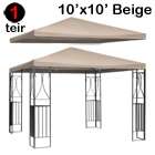 NEW 10 X 10 CANOPY GAZEBO REPLACEMENT TOP COVER GARDEN  