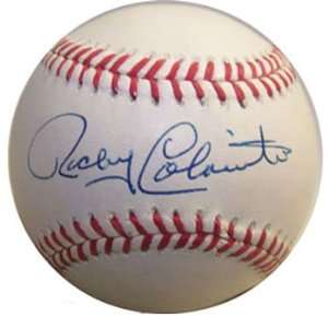Rocky Colavito Autographed Baseball 