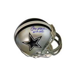Roger Staubach Autographed Dallas Cowboys Mini Helmet