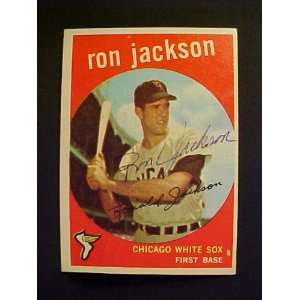  Ron Jackson Chicago White Sox #73 1959 Topps Autographed 