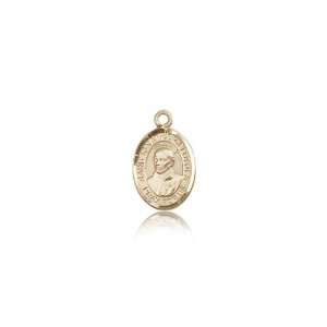 14kt Gold St. Saint Ignatius of Loyola Medal 1/2 x 1/4 Inches 9217KT 