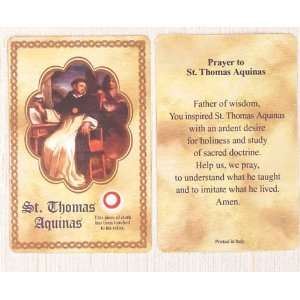  St. Thomas Aquinas Relic card 