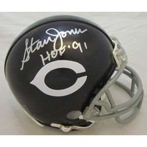 Stan Jones Autographed Chicago Bears Mini Helmet