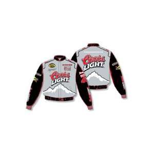 Sterling Marlin #40 (Grey) Twill NASCAR Drivers Jacket by JH Design 