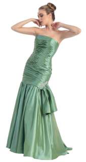   Taffeta Dress Prom Long Gown #5754 Wedding Party Formal Bridesmaid