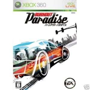 Xbox360  Burnout Paradise  X Box 360 Japan Import Game  