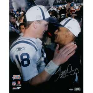  Tony Dungy Indianapolis Colts   Close Up with Peyton 