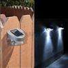 10Pcs Outdoor Garden Solar Powered Pathway Wall LED Landscape Fence 
