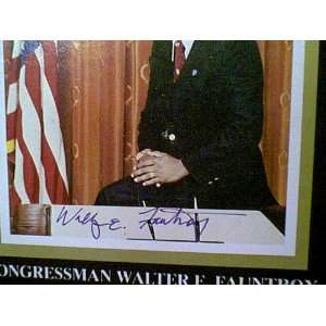  Fauntroy, Walter E LP Signed Autograph The Congressional 