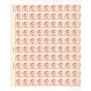 Walter Lippmann Sheet of 100 x 6 Cent US Postage Stamps NEW Scot 1849