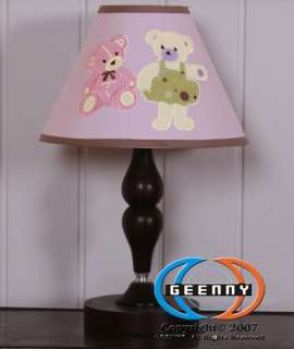 Brand New Boutique Baby Girl Teddy Bear Lamp Shade