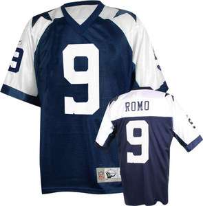 Dallas Cowboys Tony Romo #9 Throwback Football Jersey  