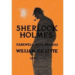 William Gillette as Sherlock Holmes Farewell Appearance 20X30 Canvas 