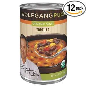 Wolfgang Puck Organic Tortilla Soup, 14.5 Ounce Cans (Pack of 12)
