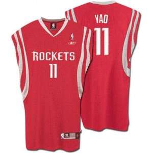 Yao Ming Red Reebok NBA Swingman Houston Rockets Jersey