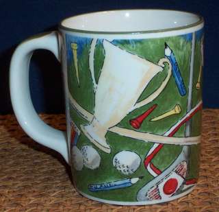 excellent colorful russ GOLF COFFEE MUG golfer gift  