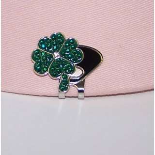 Four Leaf Clover Swarovski Crystal Ball Marker/Hat Clip Mark your 