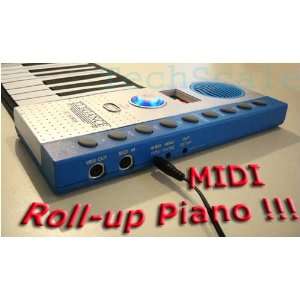   49 Keys Roll up Digital Piano with MIDI In/ Out Musical Instruments