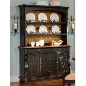   Legacy Classic Furniture Banister Credenza and Hutch