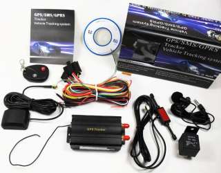 Vehicle Car GPS Tracker TK103B Remote Conctrol+Shake Sensor Real time 