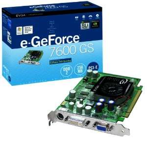   GeForce 7600GS 256 MB PCI Express Video Card with Fan Electronics