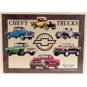     TIN SIGN Chevy Truck Tribute Discontinued Patio, Lawn & Garden