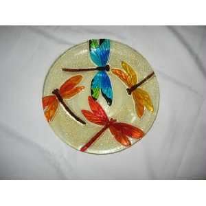  AQY fashionable dinner bowl, dragonfly pattern, 15 X 15 X 
