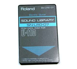 Roland SN U110 07 Electric Guitar ROM Card U 110 220 20  
