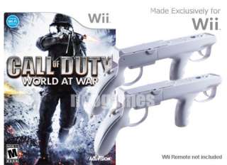 Call of Duty World At War COMBO + 2X Machine Guns Wii  