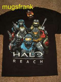 Halo Reach Soldiers Group Xbox Video Game T Shirt Nwt  