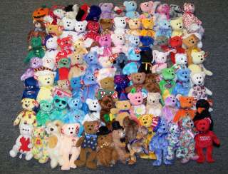 185 TY BEANIE BABIES COLLECTION   RARE MINT HIGH VALUE BEANIES LOT 