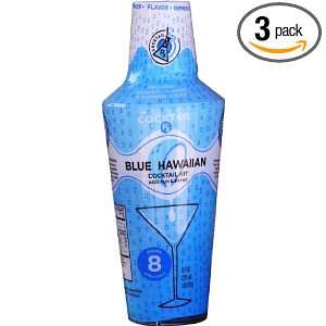 Cocktail Rx Shaker, Blue Hawaiian, 8 Ounce (Pack of 3)  