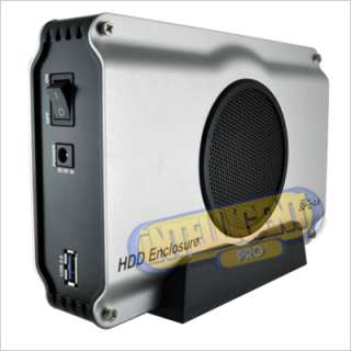 USB 3.0 3.5 Hard Drive Disk HDD Enclosure Case w/Fan  