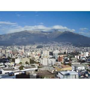  Pichincha Volcano and Quito Skyline, Ecuador Photographic 