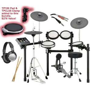  Yamaha DTX560K Electronic Drum Kit DRUM ESSENTIALS BUNDLE 