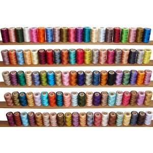   100 Different Colors Embroidery Machine Thread Arts, Crafts & Sewing