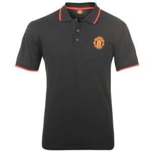 Manchester United FC Authentic EPL Polo Shirt Black   Large 42/44