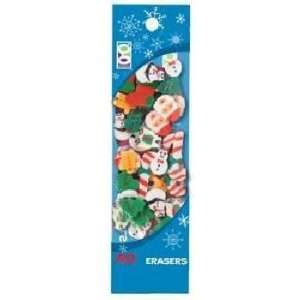    40 Ct. Christmas Mini Erasers Case Pack 36 