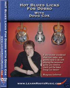 Doug Cox Hot Blues Licks For Dobro DVD NEW  