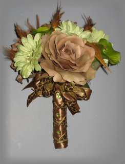 Mocha & Pistachio Wedding Flowers JUNGLE FEVER BOUQUETS  